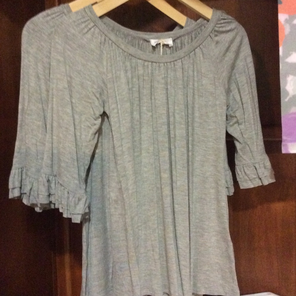 Solid Gray Girls Tunic